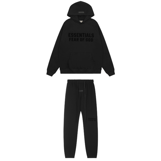 Essentials Black Tracksuit