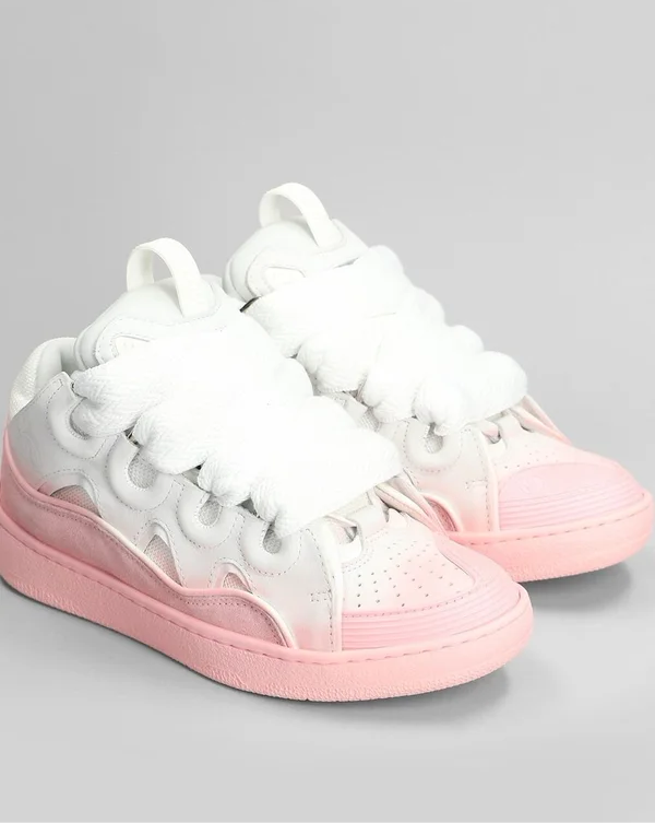 Lanvin Curb pink white