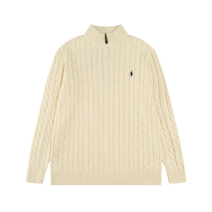 Polo Half Zip Sweater
