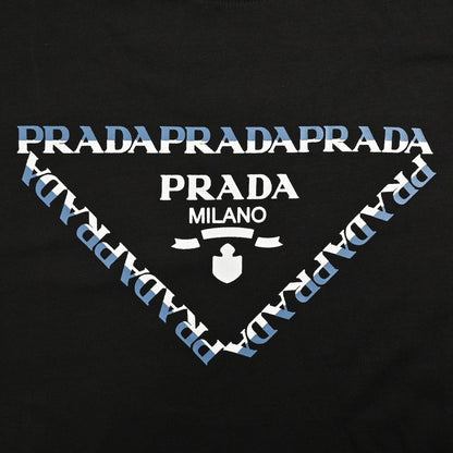 T-shirt noir Prada avec logo