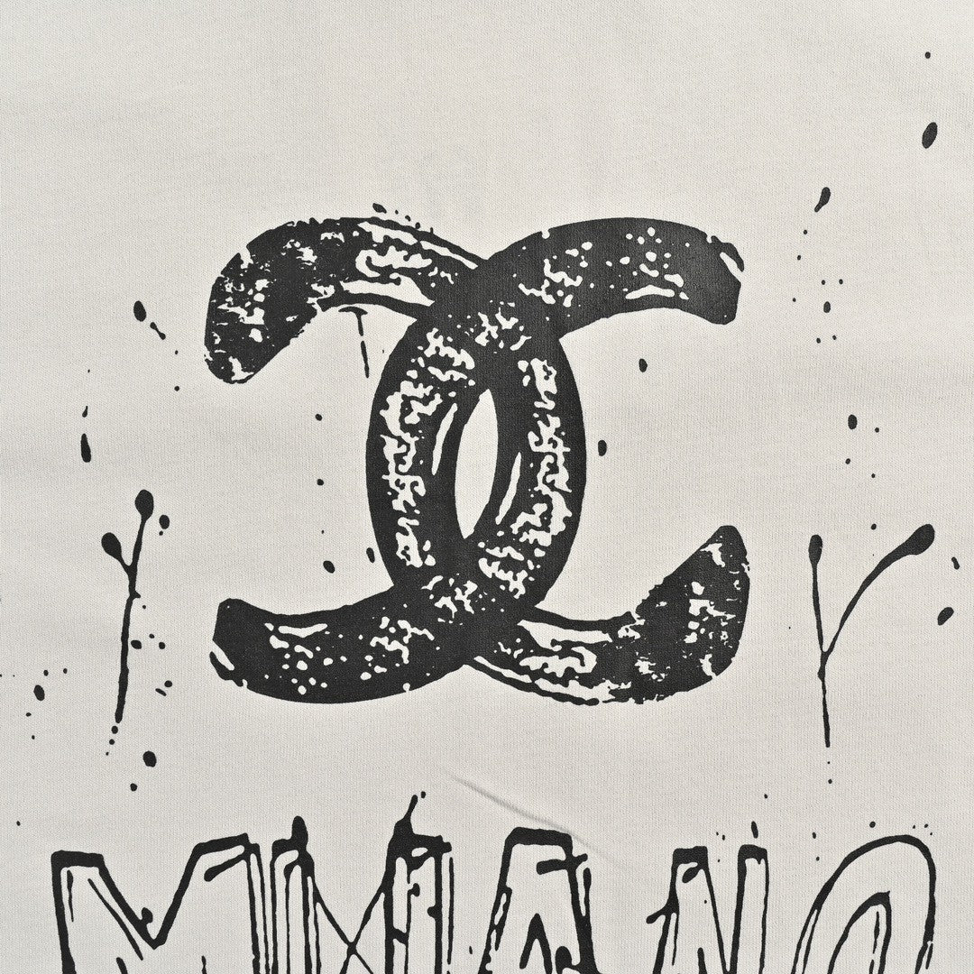 T-shirt Chanel Milano Fashion Week (Gris)