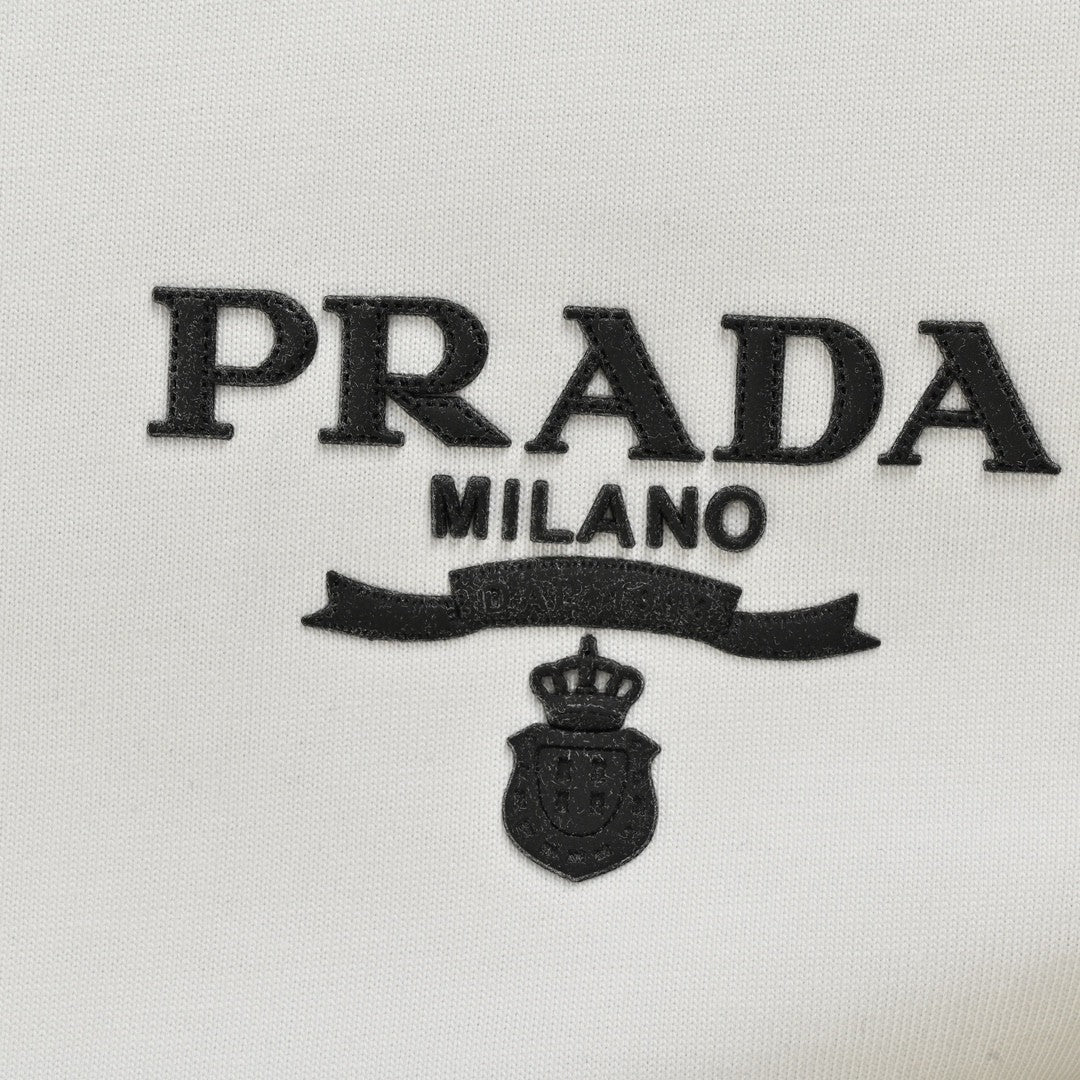 T-shirt à logo Prada Milano