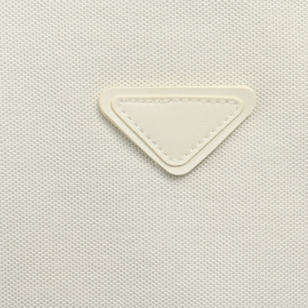 Polo blanc classique Prada