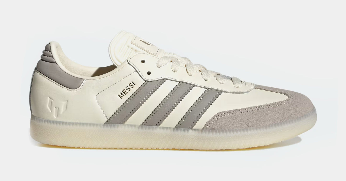 Samba OG Messi Mens Lifestyle Shoes (Cream White/Light Brown/Gold Metallic)