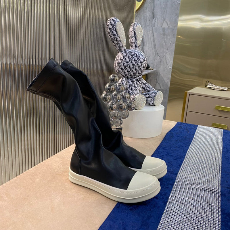 Baskets montantes chaussettes