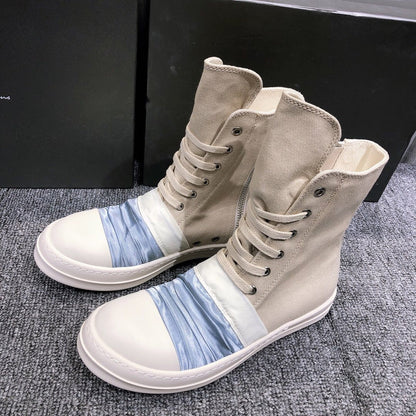 Bottes en toile à lacets Rick Owens