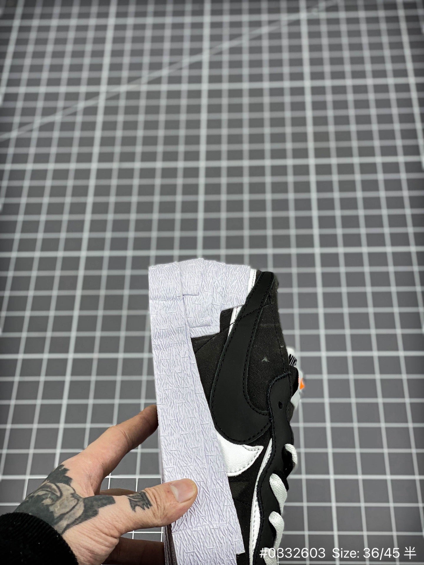 Sacai x Nike Blazer « Gris fer »