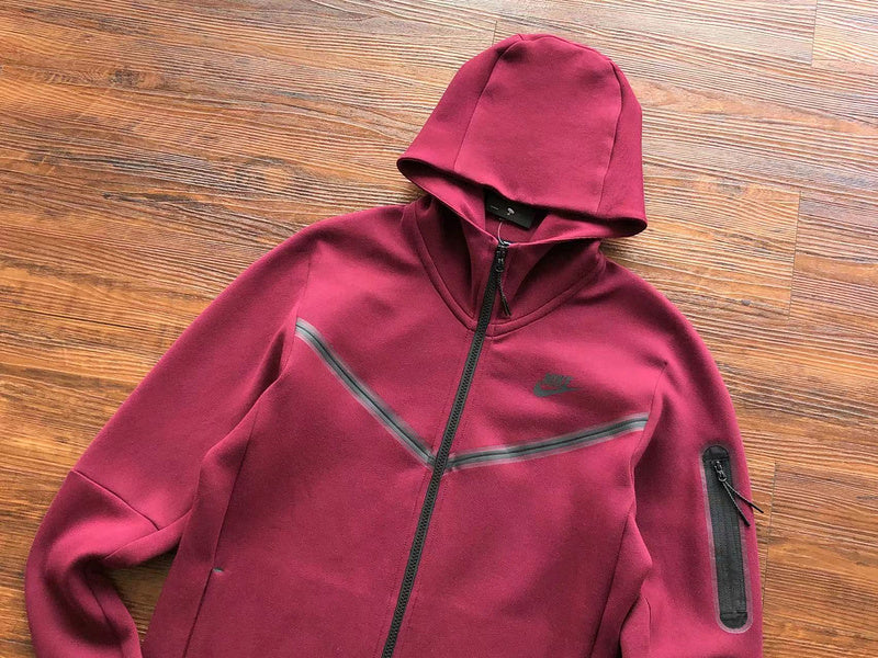 SWEAT À CAPUCHE NIKE TECH FLEECE x BORDEAUX