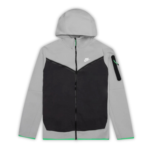 Sweat à capuche zippé Tech Smoke Grey/Anthracite/Sail