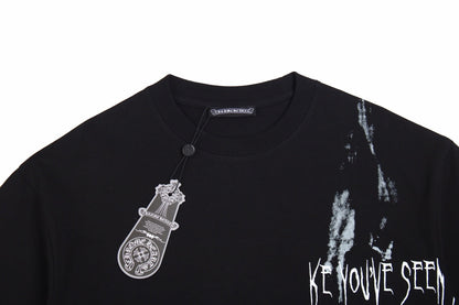 T-shirt noir CHROME HEARTS x KIDS SEE GHOSTS