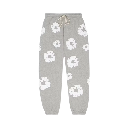 DENIM TEARS THE COTTON WREATH SWEATPANTS GREY