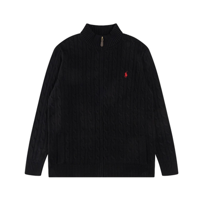 Polo Full Zip Sweater