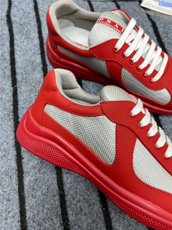 PRADA AMERICA'S CUP CAOUTCHOUC SOUPLE ROUGE ARGENT