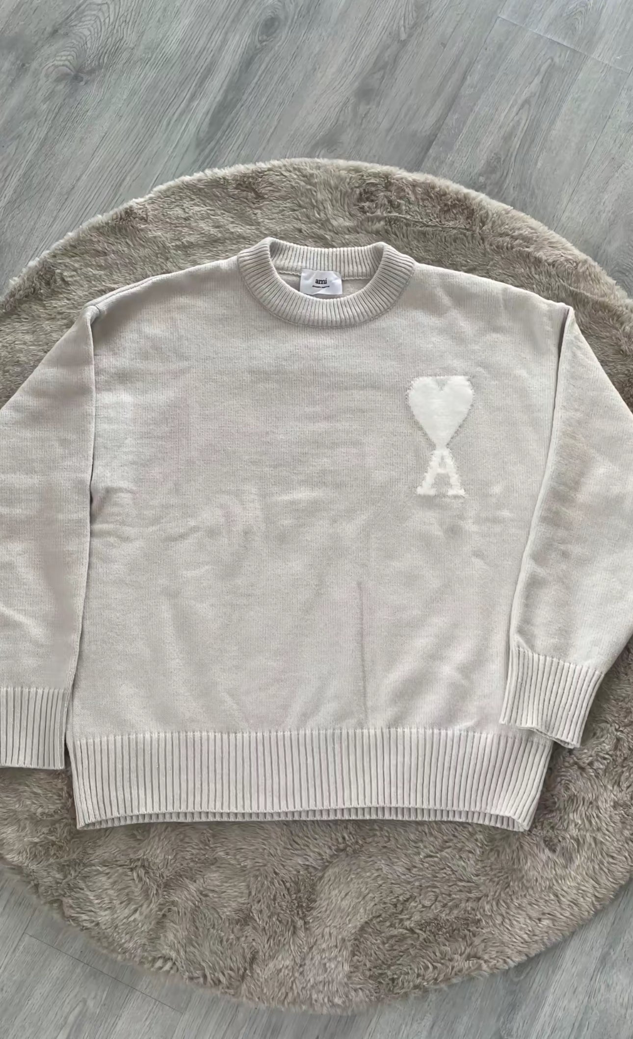 Pull beige Ami Paris