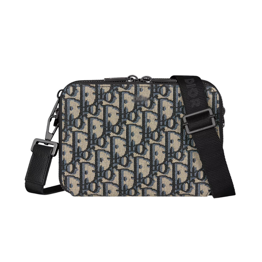 Sac messager monogrammé