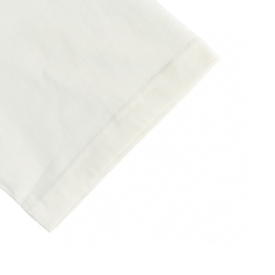 T-shirt blanc à logo Chanel