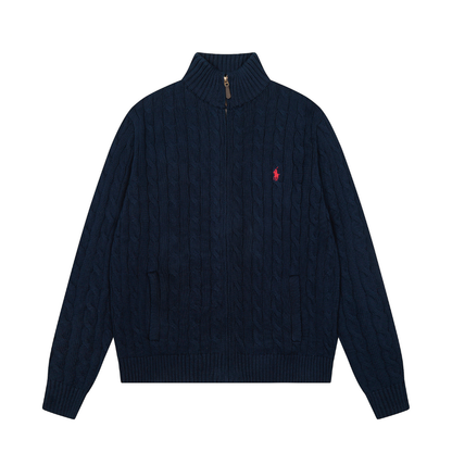 Polo Zip Sweater