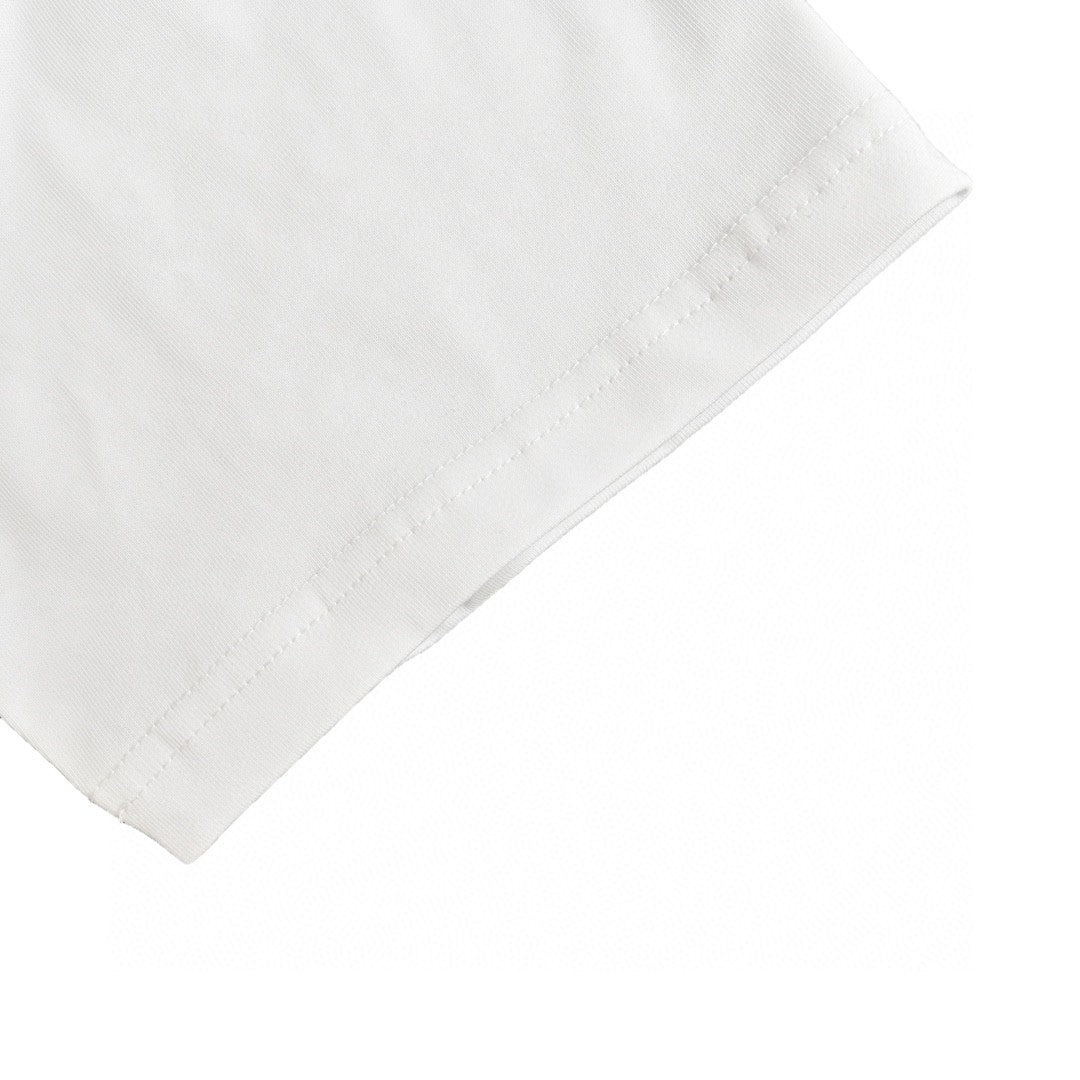 T-shirt Chanel Classic Logo blanc