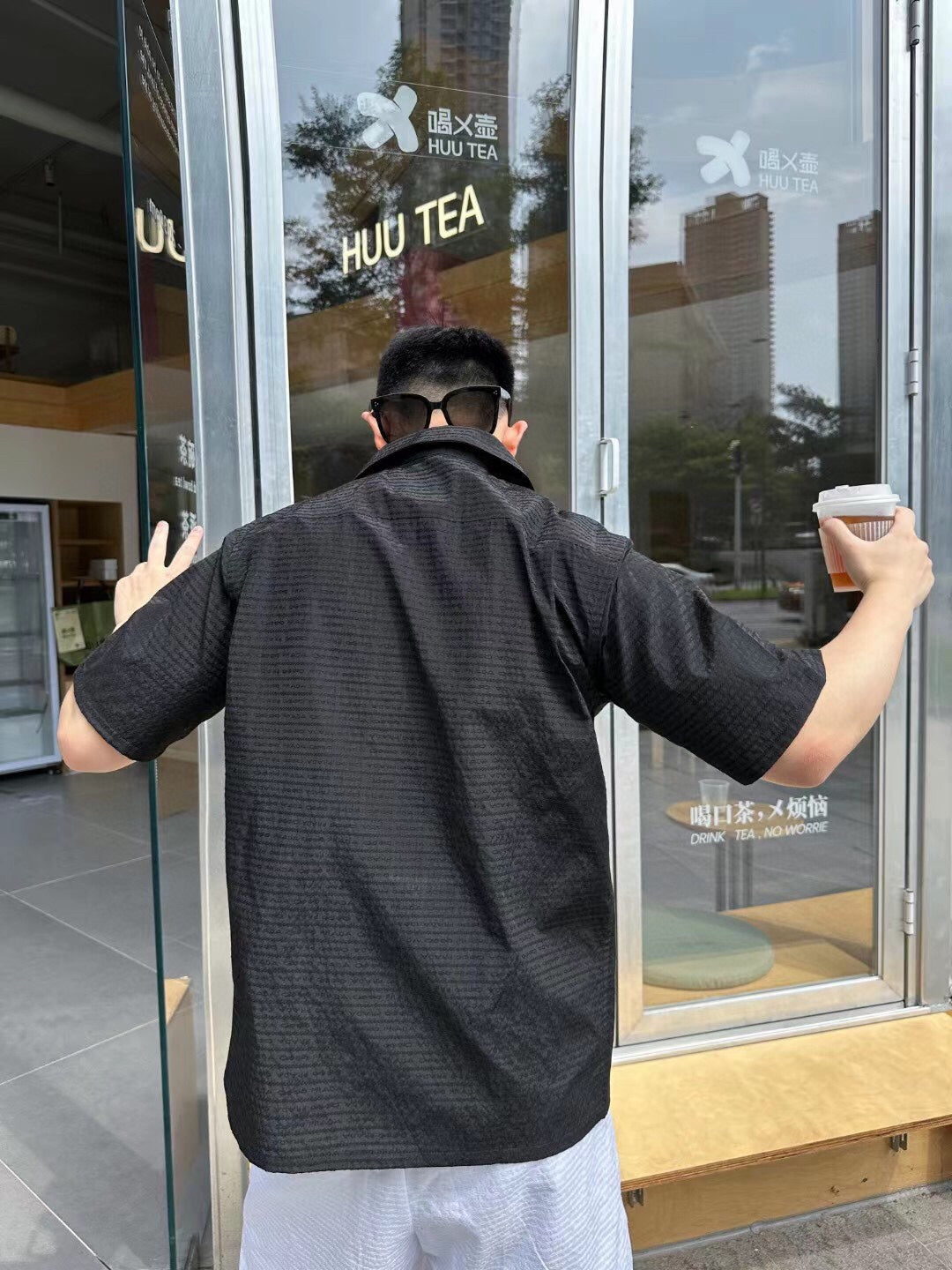 Chemise Prada à manches courtes boutonnée