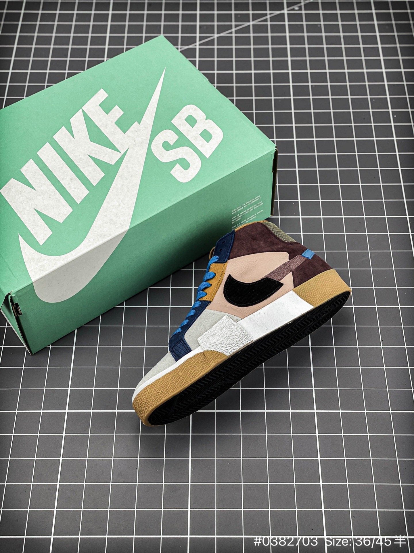 Nike Blazer high-top SB Zoom PRM"Cashmere Mosaic"