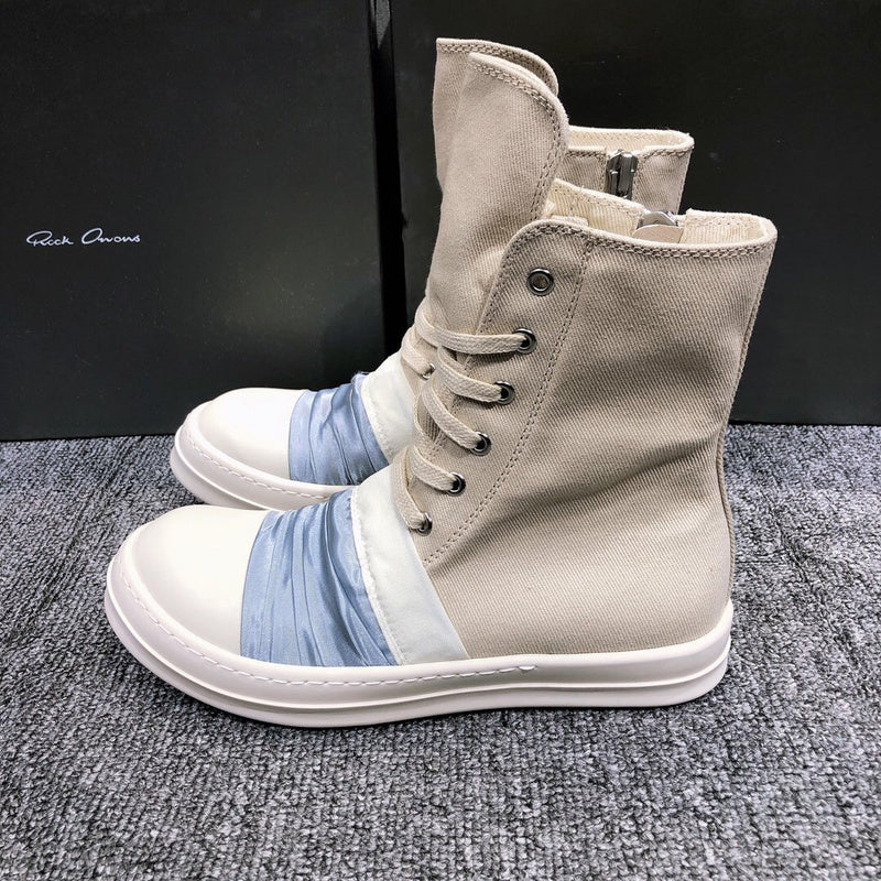 Bottes en toile à lacets Rick Owens