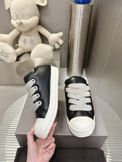 Baskets basses noires Rick Owens