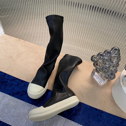 Baskets montantes chaussettes