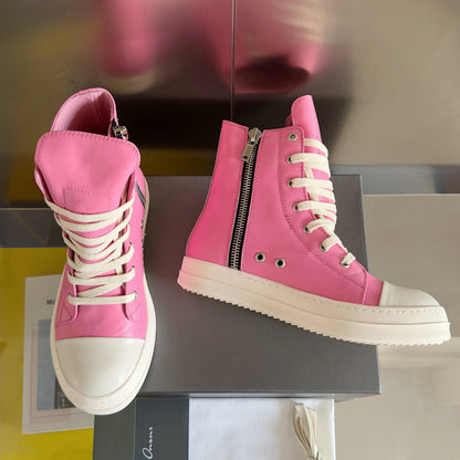 Baskets montantes rose fuchsia Rick Owens
