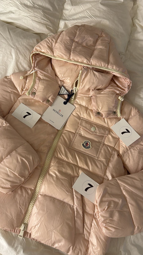 BABY PINK ICE MONCLER JACKET