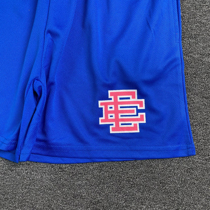 ERIC EMANUEL EE BASIC SHORTS BLEU ÉLECTRIQUE/ORANGE