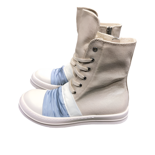 Bottes en toile à lacets Rick Owens