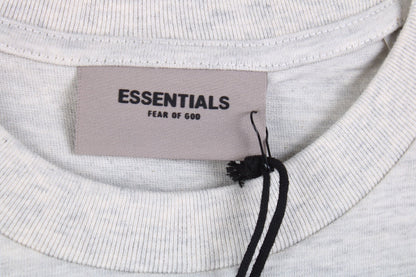Fear of God Essentials Logo T-Shirt - Heather Grey