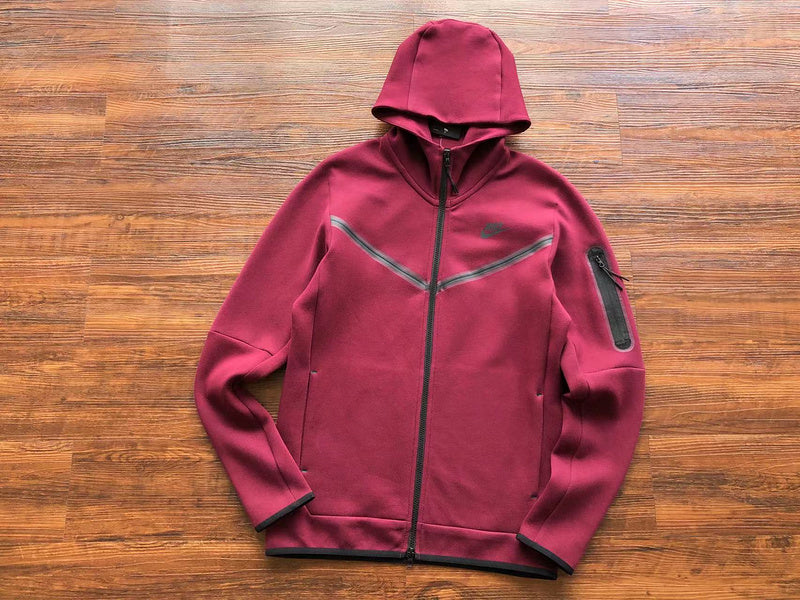 SWEAT À CAPUCHE NIKE TECH FLEECE x BORDEAUX