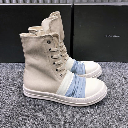Bottes en toile à lacets Rick Owens
