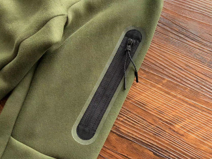 Sweat à capuche Nike Tech Fleece vert olive