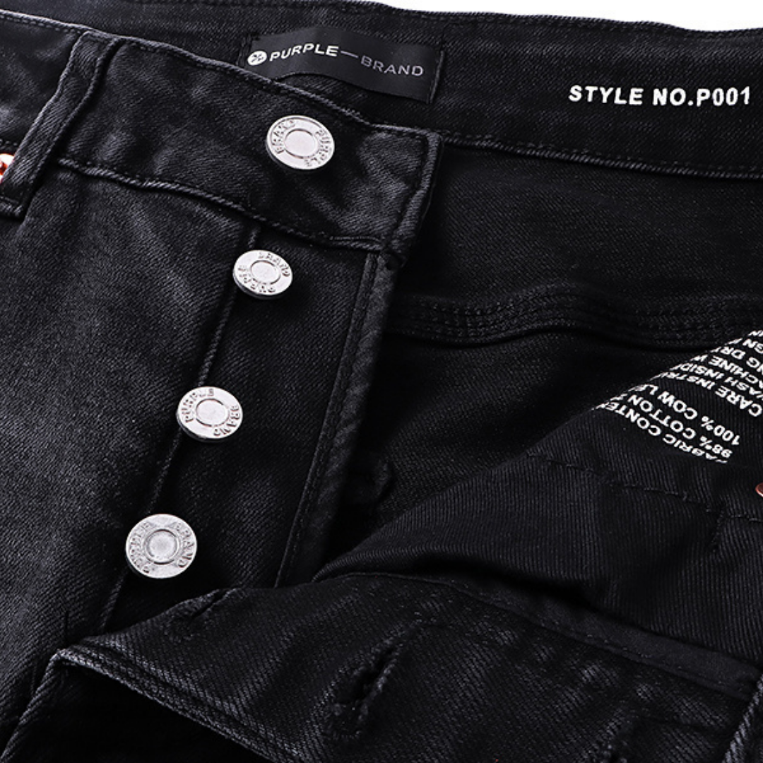 Jean violet délavé