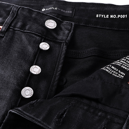 Jean violet délavé