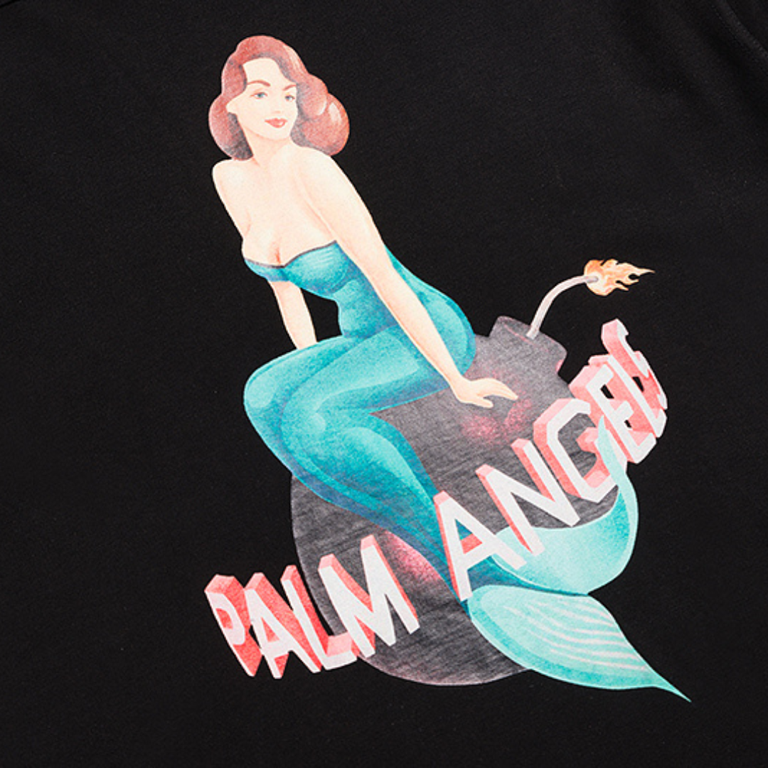T-shirt Palm Mermaid