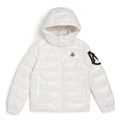 Veste blanche monogrammée