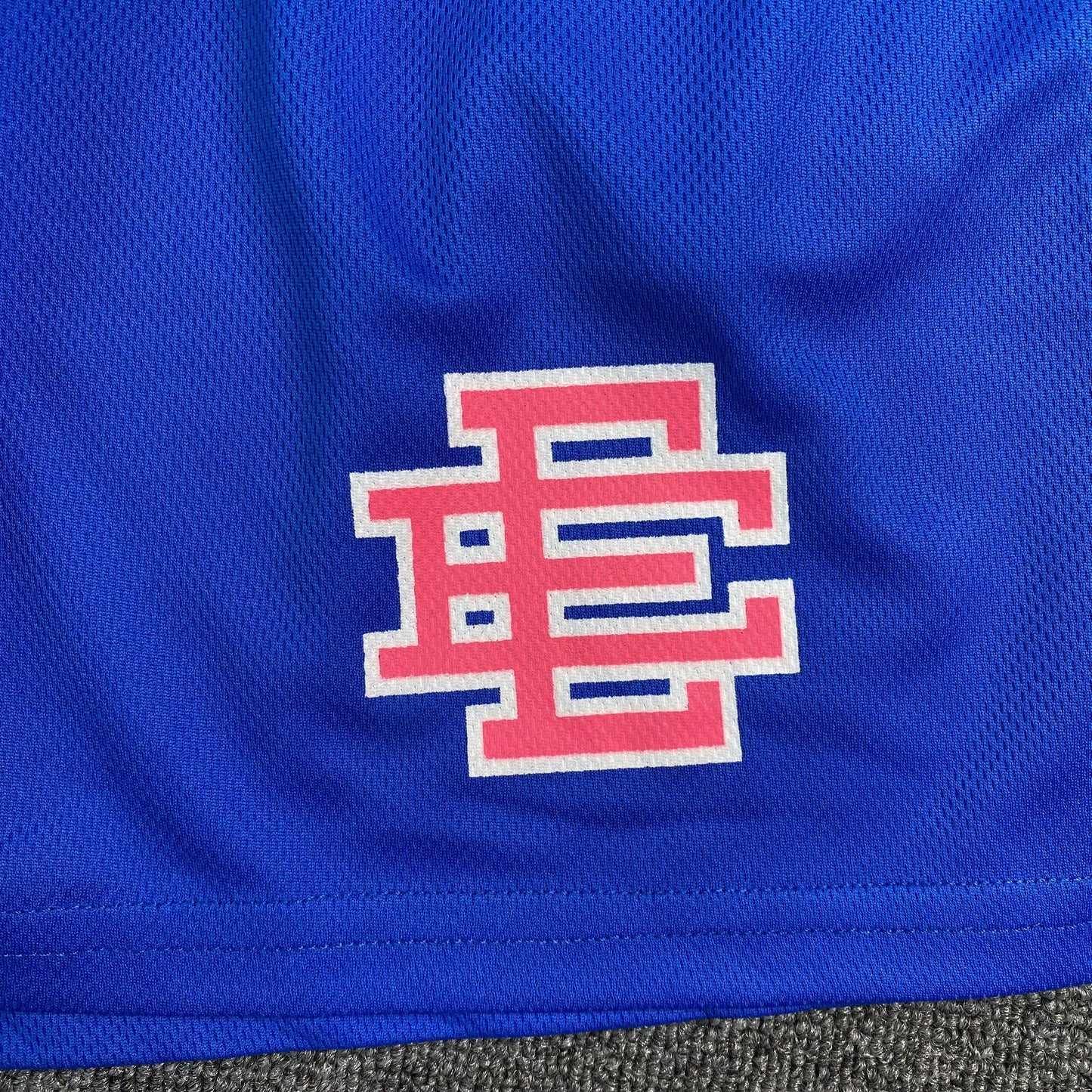 ERIC EMANUEL EE BASIC SHORTS BLEU ÉLECTRIQUE/ORANGE