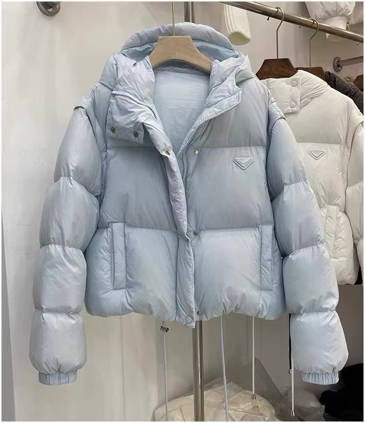 MANTEAU BLEU CLAIR PRADA
