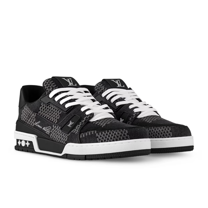 Baskets LV Monogram en Damier noir