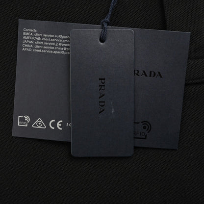 Polo noir classique Prada 