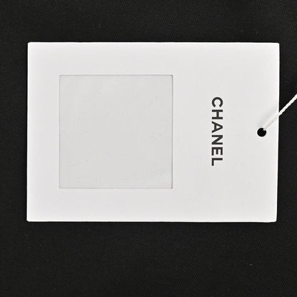 T-shirt noir Chanel à logo rose éclaboussé