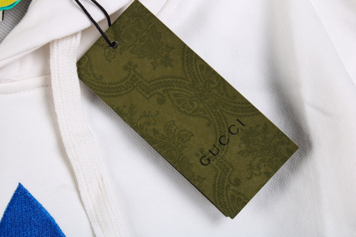 Sweat à capuche blanc Gucci x Adidas