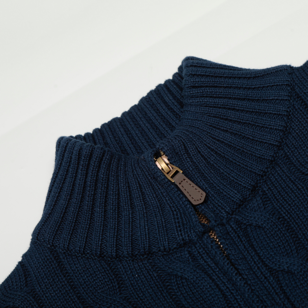 Polo Zip Sweater