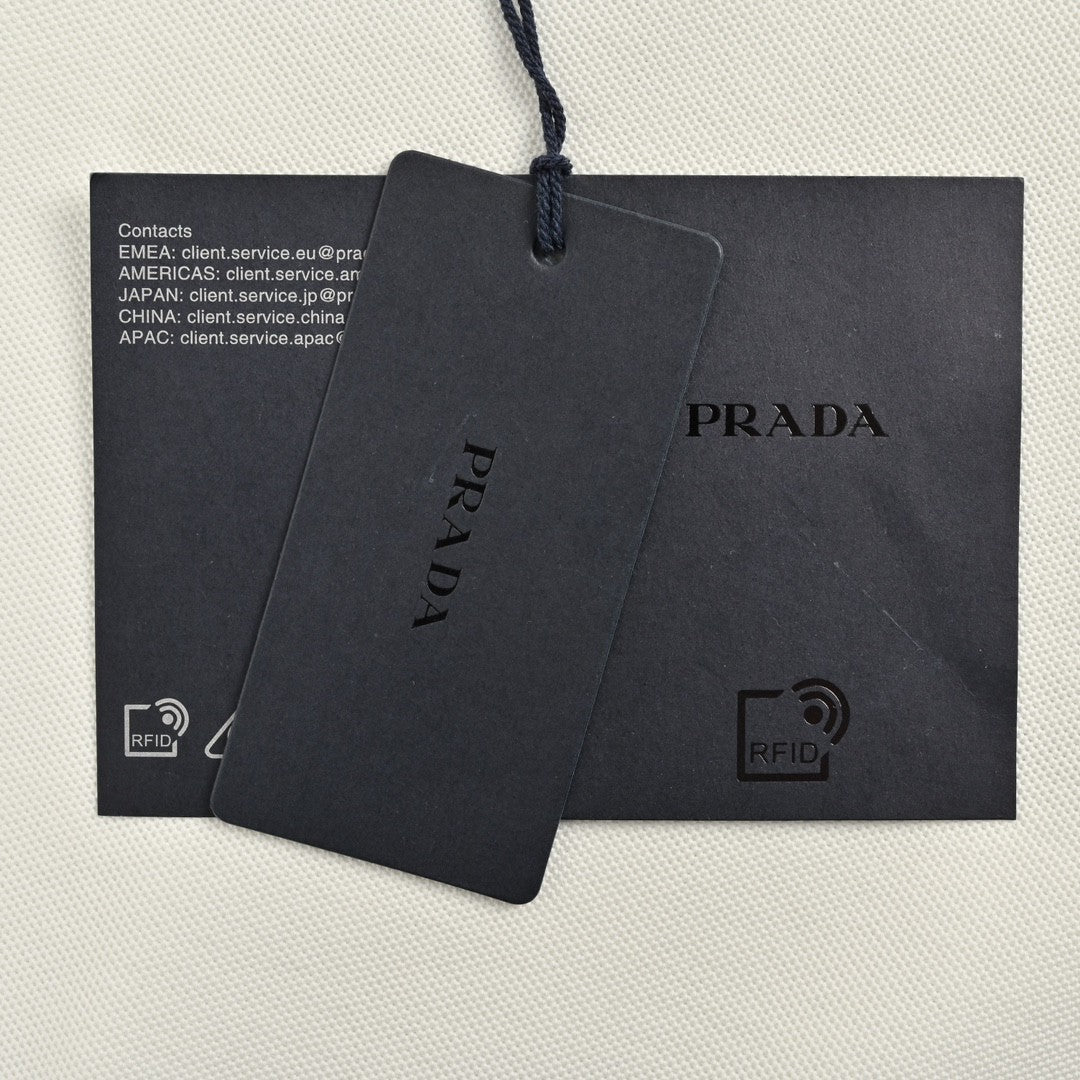 Polo blanc classique Prada