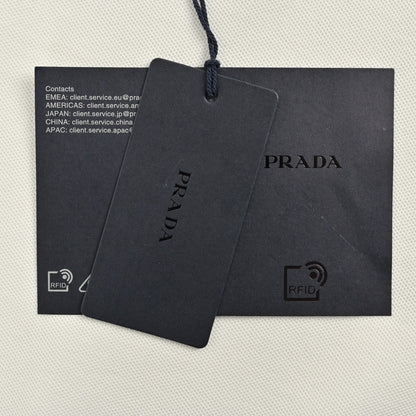 Polo blanc classique Prada