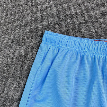 Short basique Eric Emanuel EE bleu Caroline/orange