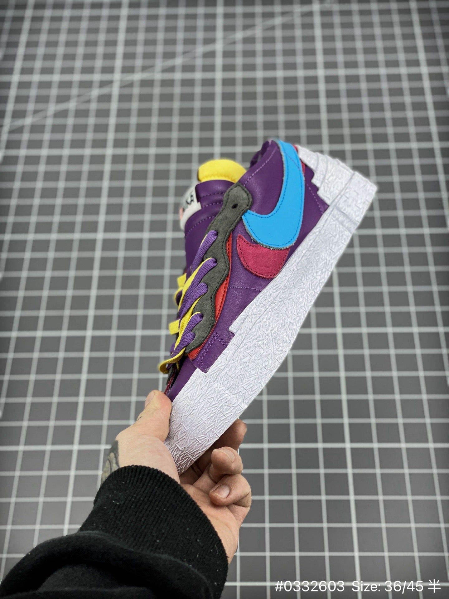 KAWS x Sacai x Nike Blazer Violet Crépuscule